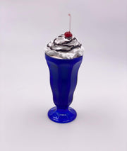 Vintage 'Sundae Cups' in Cobalt Blue (Set of 6) image 1