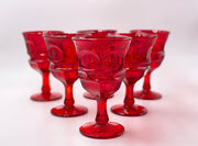 Vintage 'Argus' Goblet in 'Ruby Red' image 1
