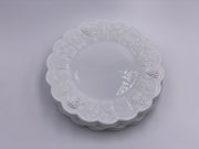 Vintage Westmoreland 'Paneled Grape' Luncheon Plate in 'Milk White' image 2
