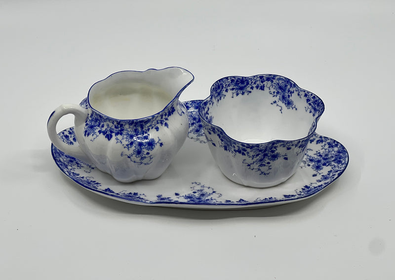 Vintage Shelley 'Dainty Blue' Cream & Sugar Set image 1