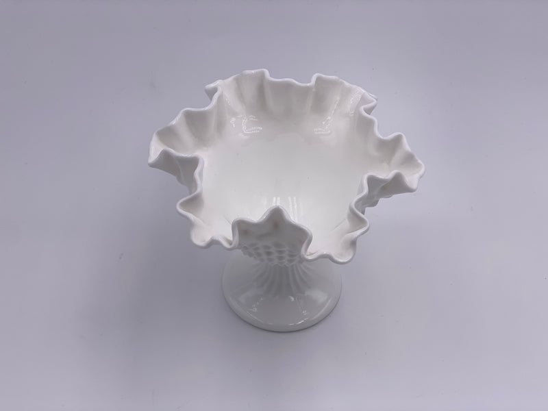 Vintage 'Hobnail' Compote in 'Milk White' image 2