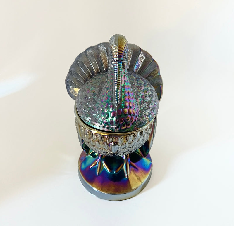 Vintage 'Covered Turkey' in 'Amethyst Carnival' image 2