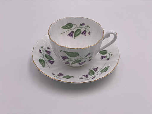 Vintage Shelley 'Campanula' Teacup & Saucer image 1