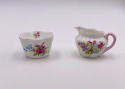 Vintage Shelley 'Stocks' Sugar & Creamer image 0