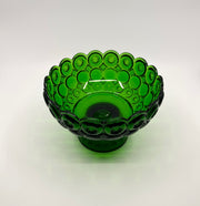 Vintage 'Moon & Stars' Footed Bowl in 'Emerald Green' image 0