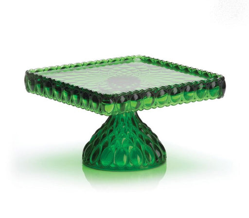Mosser Glass 'Elizabeth' Cake Stand in 'Green' image 0