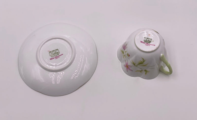Vintage Shelley 'Wild Anemone' Teacup & Saucer image 2