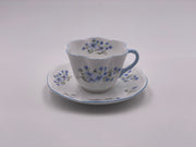 Vintage Shelley 'Blue Rock' Teacup & Saucer image 1