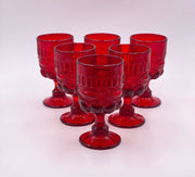 Mosser Glass 'Eye Winker Goblet' in 'Ruby Red' image 3