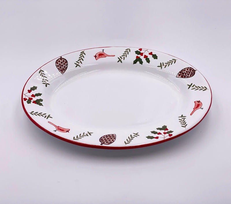 'Cardinal' Oval Plate (Individual) image 0