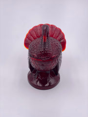 Vintage L.E. Smith 'Covered Turkey' in 'Cranberry' image 2