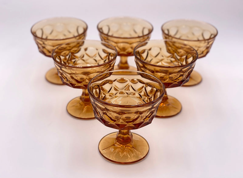 Vintage 'Fenton' Champagne Coupe in 'Amber' image 0