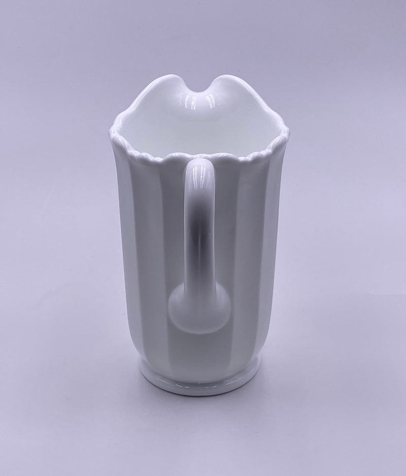 Mosser Glass 'Panel' Pitcher in 'Milk White' image 2