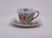 Vintage Shelley 'Wild Flowers' Teacup & Saucer image 2