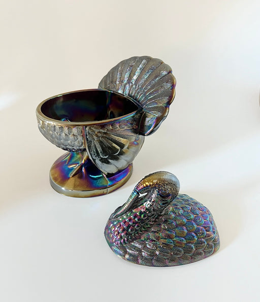 Vintage 'Covered Turkey' in 'Amethyst Carnival' image 1