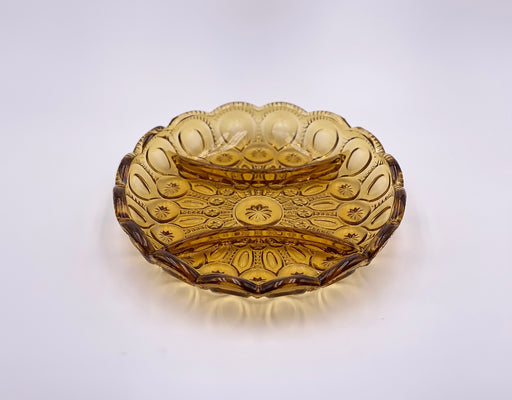 Vintage 'Moon & Stars' Relish Dish in 'Amber' image 1
