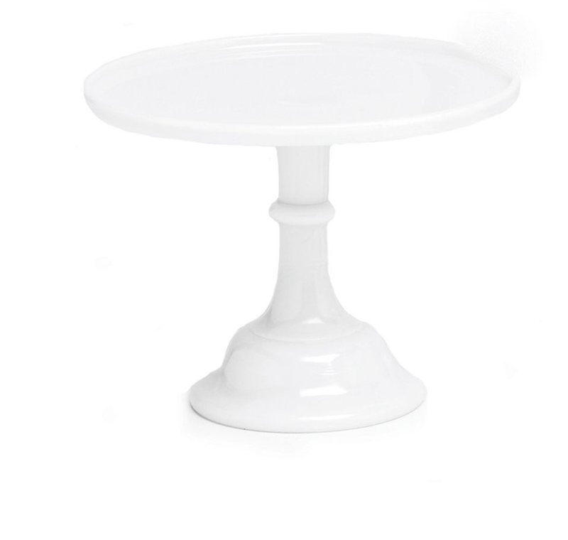 Mosser Glass 10" Cake Stand in 'Milk White' image 0
