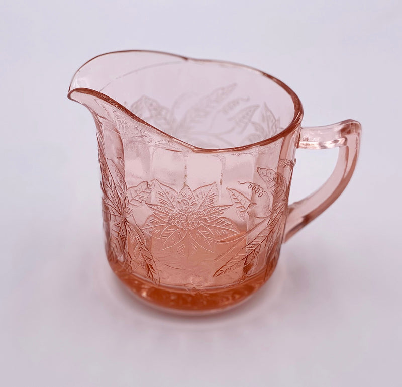 Vintage 'Poinsettia' Creamer in 'Pink' image 0