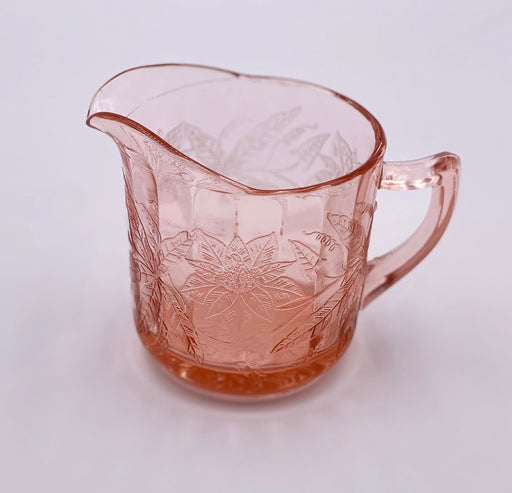 Vintage 'Poinsettia' Creamer in 'Pink' image 0