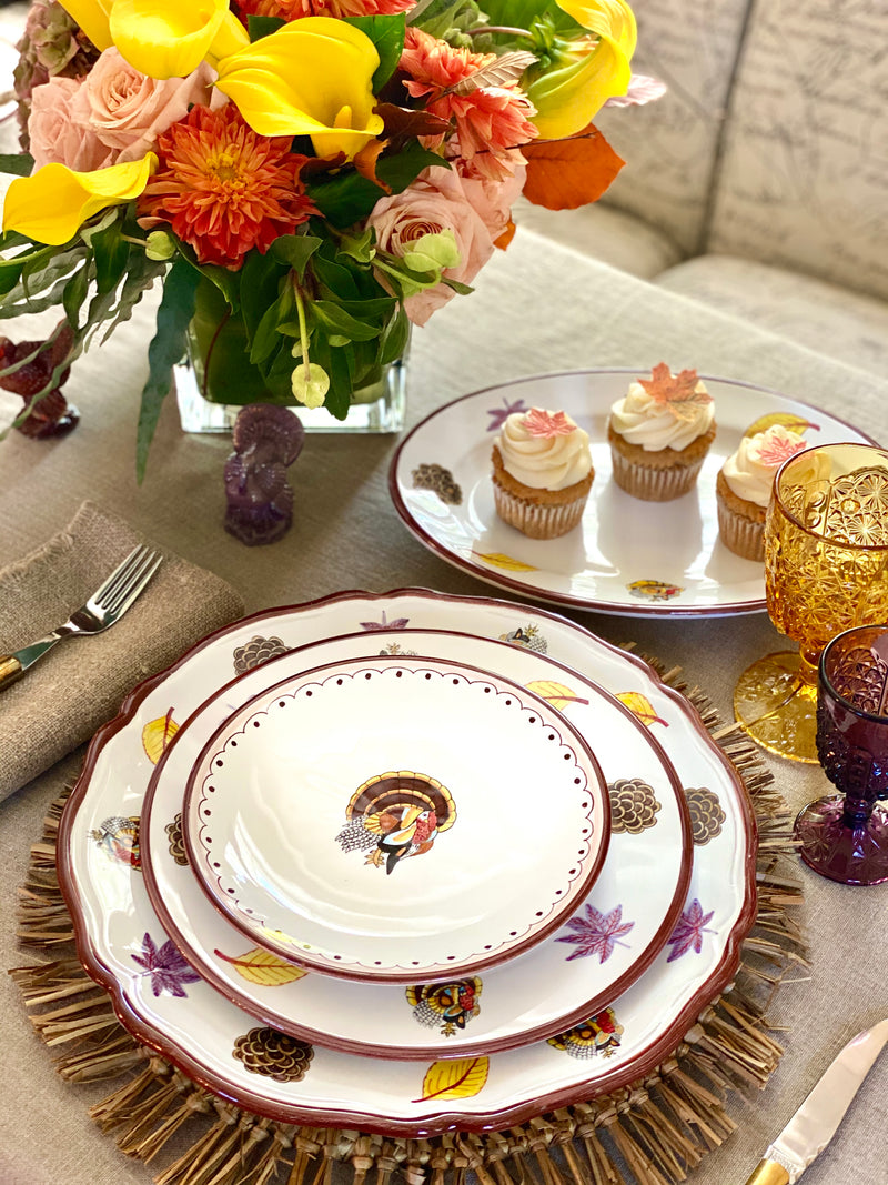 'Turkey' Scalloped Bowl (Individual) image 1