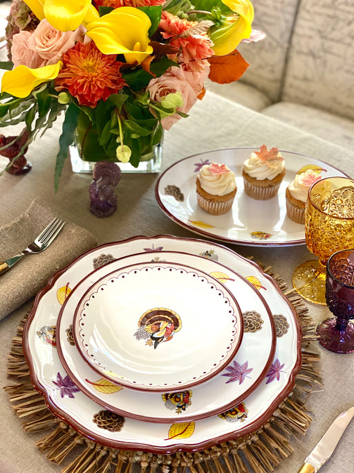 'Turkey' Scalloped Bowl (Individual) image 1