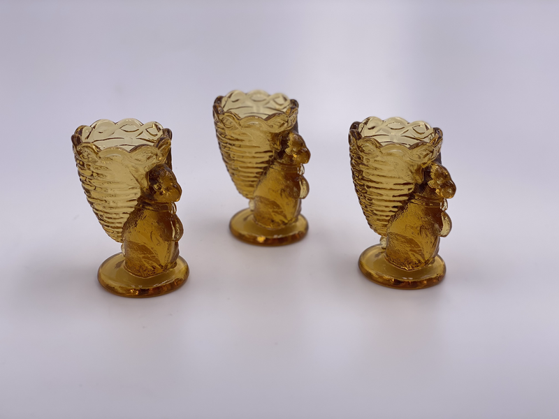 Vintage 'Bunny' Egg Cup in 'Amber' image 3