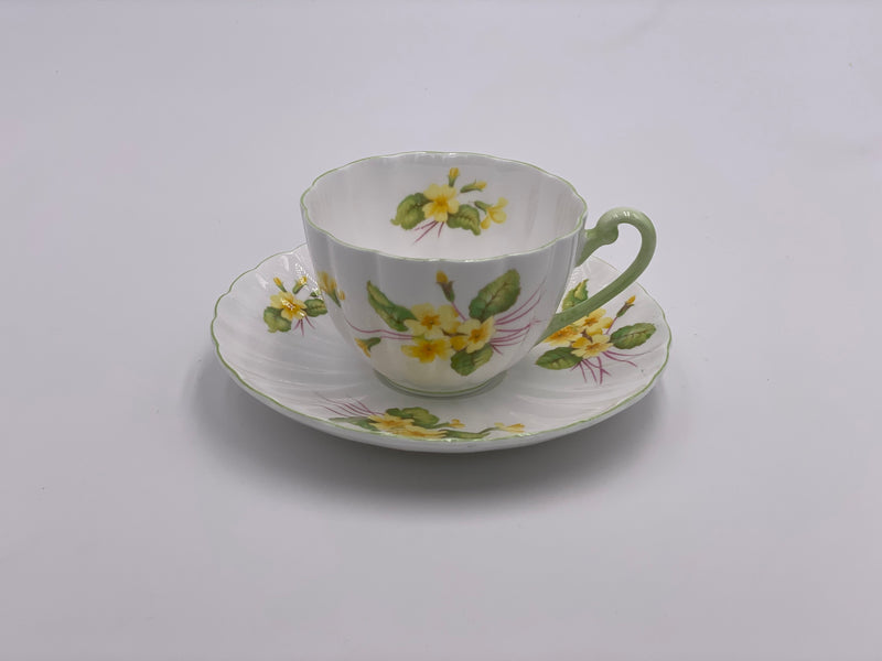 Vintage Shelley 'Primrose' Teacup & Saucer image 0