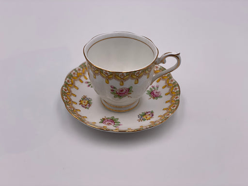 Vintage Royal Albert 'Torquay' Teacup & Saucer image 1