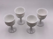 Vintage 'Della Robbia' Goblet in 'Milk Glass' image 3