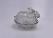 Vintage 'Bunny' Candy Dish in 'Clear' image 0