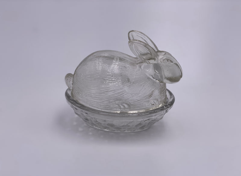Vintage 'Bunny' Candy Dish in 'Clear' image 0