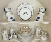 Blue 'Staffordshire Dogs' Plate image 2