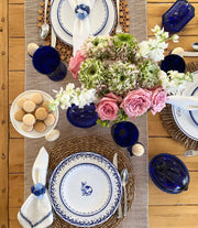 Vintage 'Bunny on Nest' in 'Cobalt' image 1