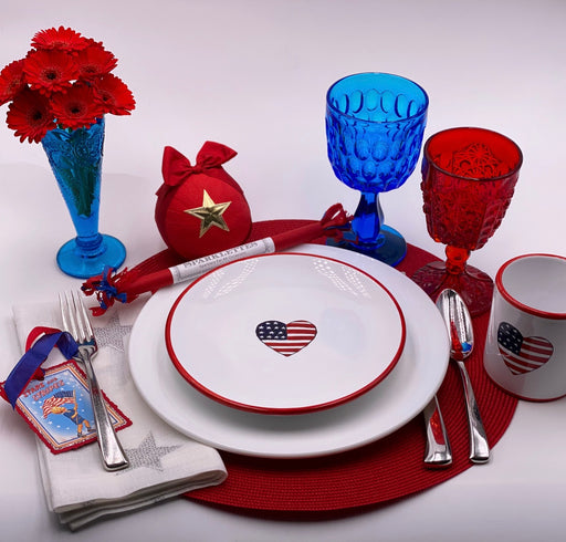 Vintage 'Swirling Stars & Dots' Vase in Aqua image 1