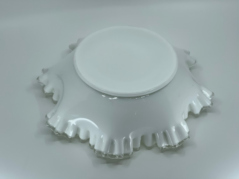 Vintage 'Silver Crest' Ruffled Bowl image 1