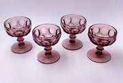 Vintage 'Provincial' Champagne Coupe in 'Amethyst' image 1