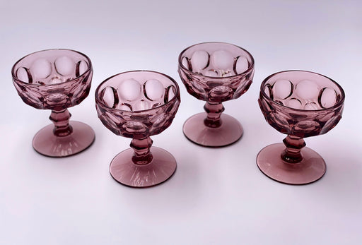 Vintage 'Provincial' Champagne Coupe in 'Amethyst' image 1