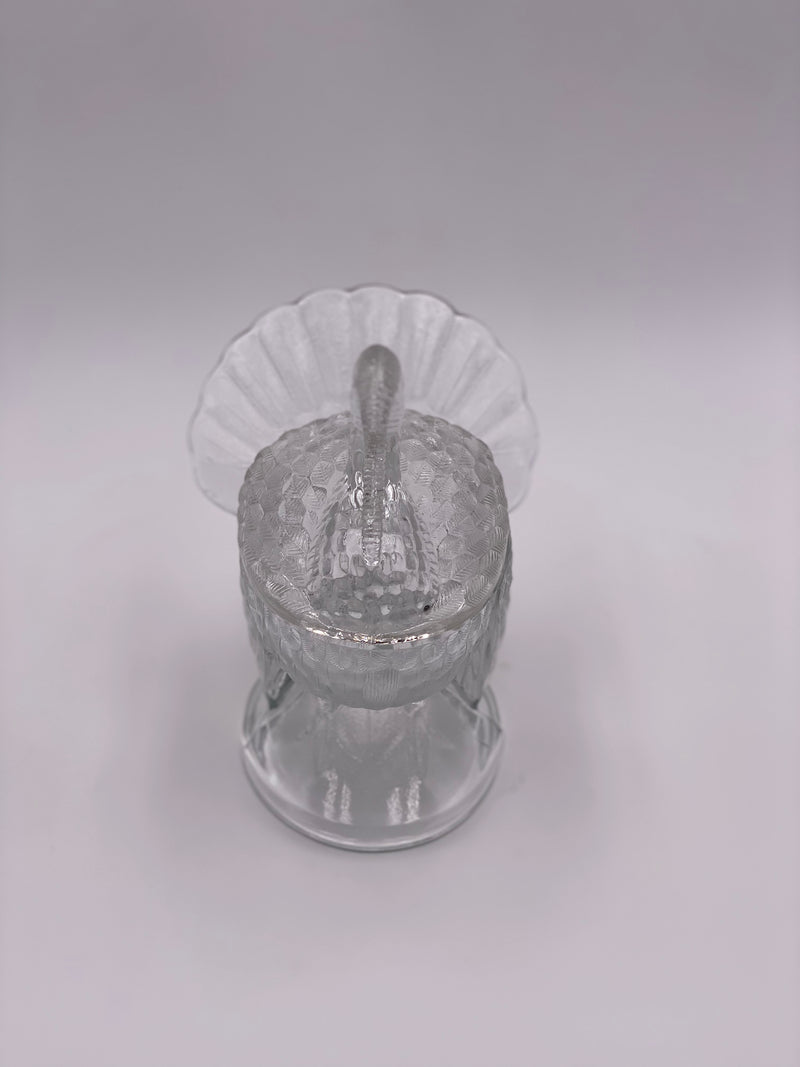 Vintage 'Turkey' Covered Dish in 'Crystal' image 2