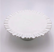 Vintage 'Thumbprint' Cake Stand in 'Milk White' image 1