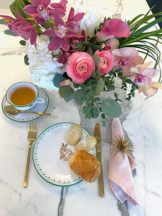 Boxed Set of (4) 'Bunny' Plates