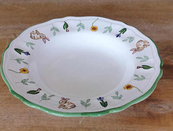 'Bunny' Scalloped Bowl