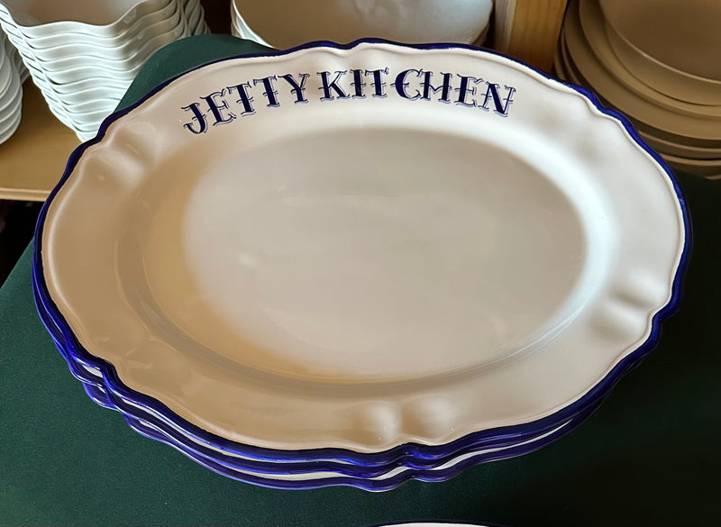 Custom 'Oval Scalloped Platter'