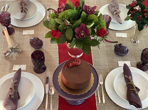 Mosser Glass 10" Cake Stand in 'Eggplant'