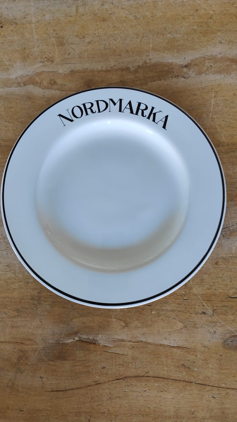 Custom 'Logo' Dinner Plate
