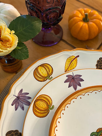 'Pumpkin' Oval Plate