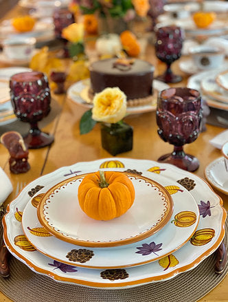 'Pumpkin' Oval Plate