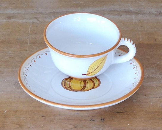 'Pumpkin' Teacup & Saucer