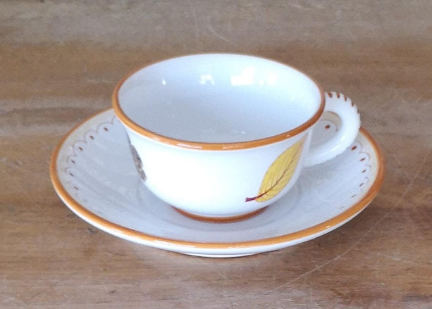 'Pumpkin' Teacup & Saucer