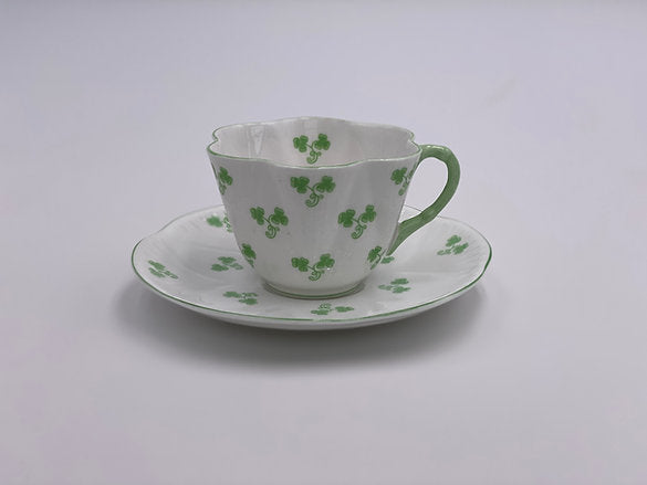 Vintage Shelley 'Shamrock' Teacup & Saucer