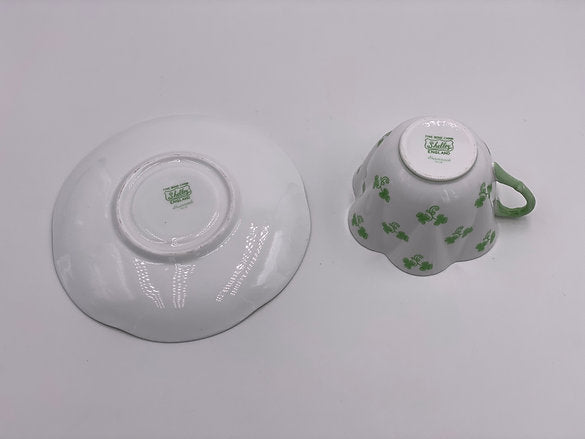 Vintage Shelley 'Shamrock' Teacup & Saucer